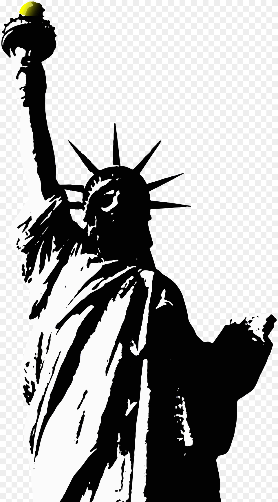 Statue Of Liberty Image Statue Of Liberty Contrast, People, Person, Stencil, Adult Free Png