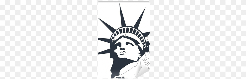 Statue Of Liberty In Very High Detail In Vector Art Statue Of Liberty Vector, Stencil, Clothing, Hat, Shark Free Png