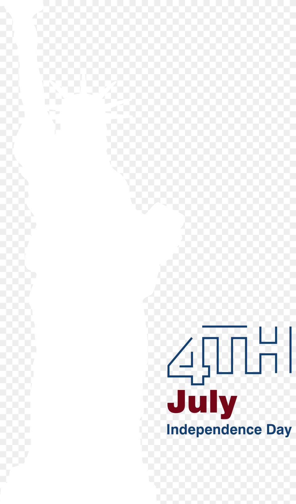 Statue Of Liberty July Decoration Clip Art Image, Logo, Symbol, Text Png