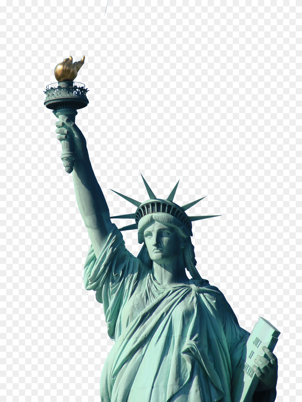 Statue Of Liberty No Background, Art, Adult, Person, Man Png Image