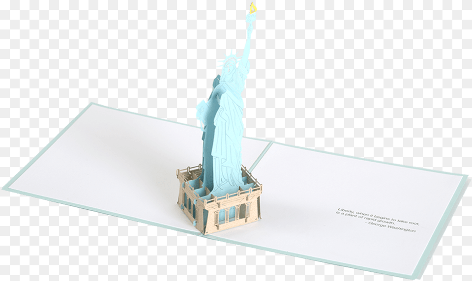 Statue Of Liberty Paperpop Card Horizontal, Art, Adult, Bride, Female Png