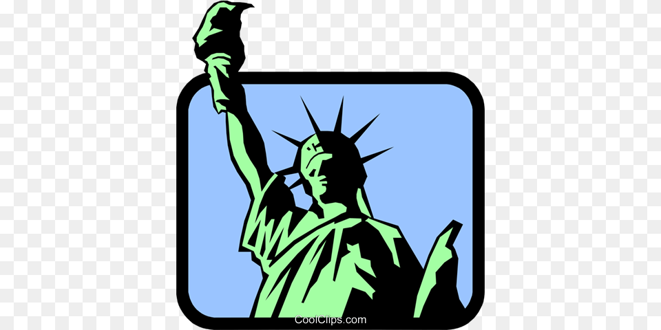 Statue Of Liberty Royalty Vector Clip Art Illustration, Adult, Male, Man, Person Free Transparent Png