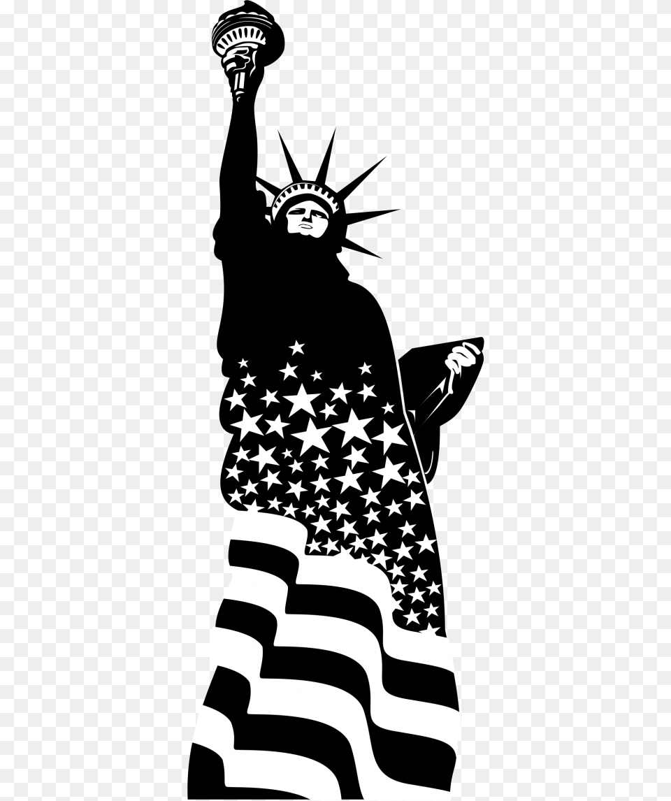 Statue Of Liberty Silhouettes, Stencil, People, Person, Face Png