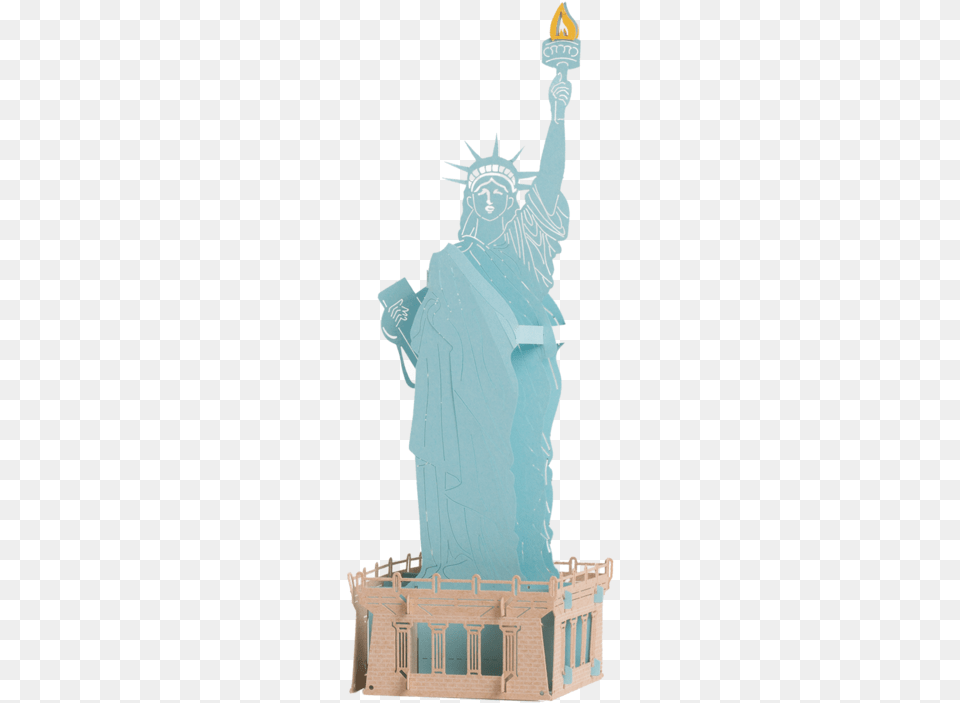 Statue Of Liberty Statue, Ice, Outdoors, Nature, Person Png