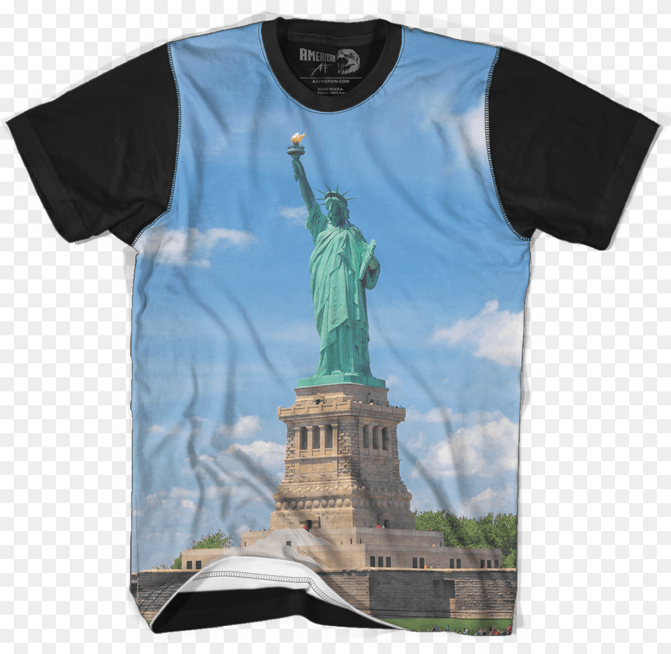 Statue Of Liberty Statue Of Liberty Statue Of Liberty, Art, Clothing, T-shirt, Person Png Image