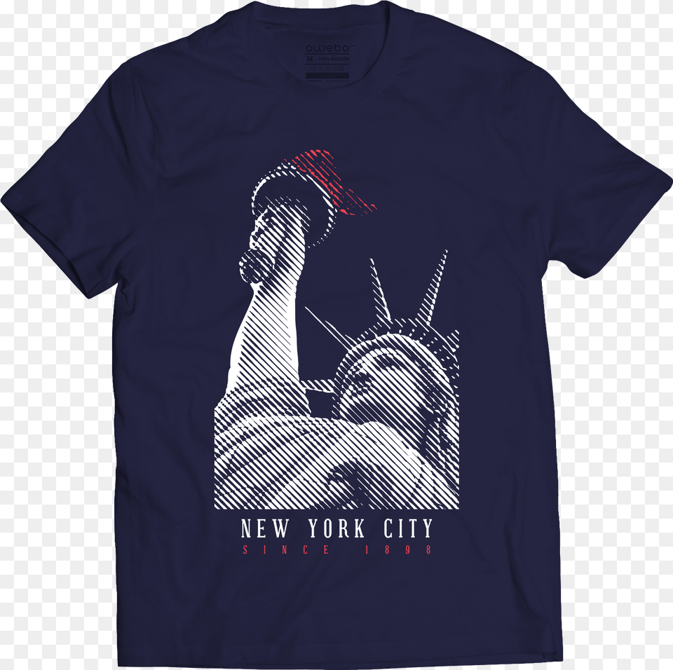 Statue Of Liberty T Shirt Designs, Clothing, T-shirt, Adult, Male Free Png