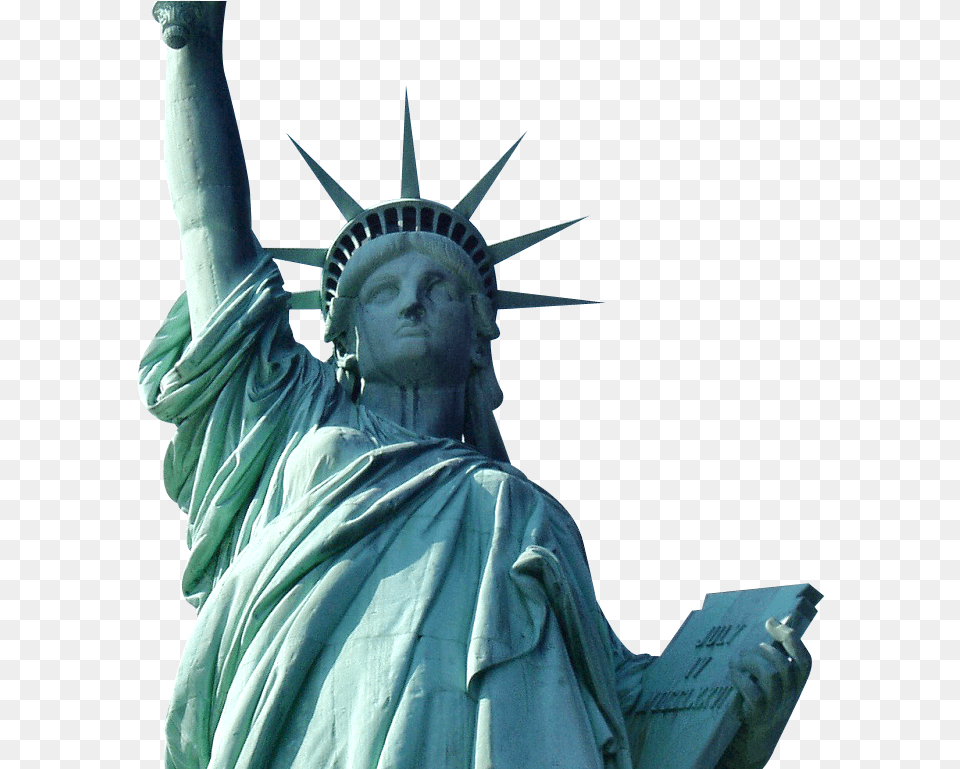 Statue Of Liberty Transparent, Art, Adult, Person, Woman Free Png