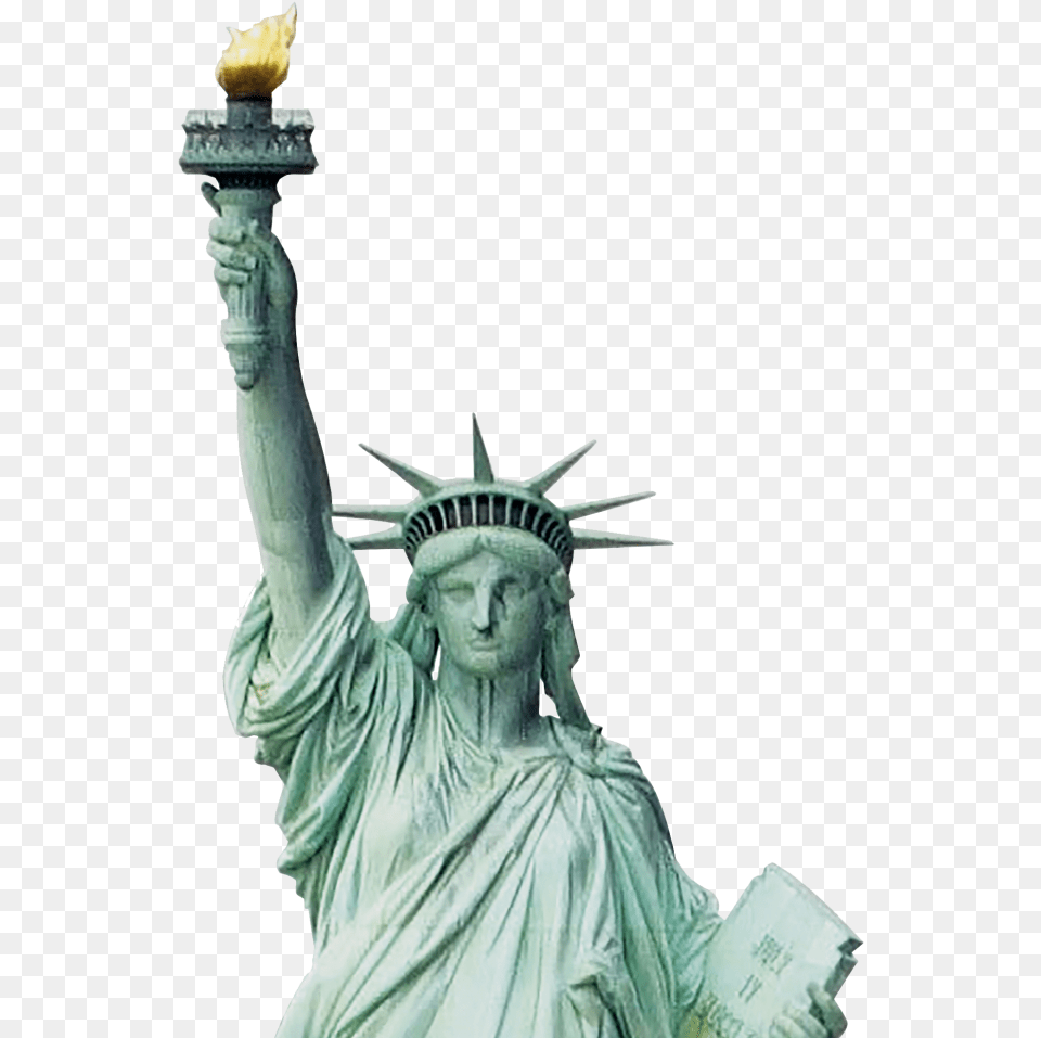 Statue Of Liberty Transparent Background Shaved Statue Of Liberty, Art, Person, Face, Head Free Png Download