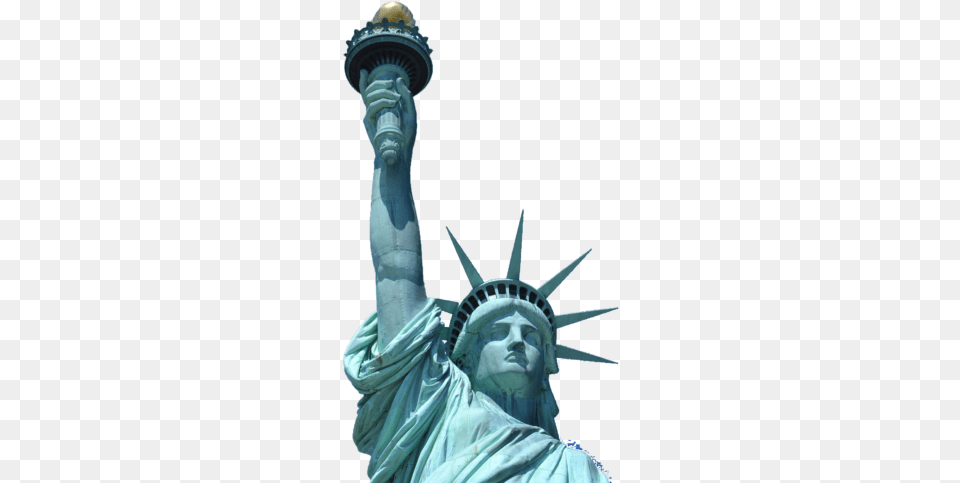 Statue Of Liberty Transparent Image Statue Of Liberty, Art, Person, Landmark, Sculpture Png