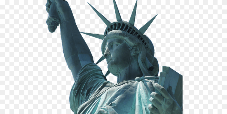 Statue Of Liberty Transparent Images Statue Of Liberty, Art, Person, Sculpture, Face Free Png
