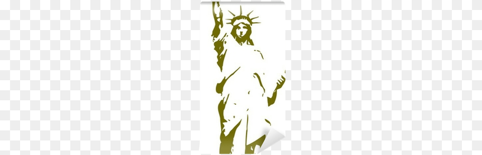 Statue Of Liberty Vector Clipart Design Wall Mural Statue Of Liberty, Stencil Png Image