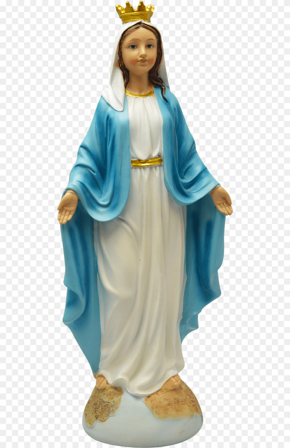 Statue Of Our Immaculate Saint Mary St Statues, Figurine, Adult, Female, Person Png