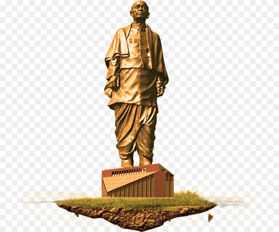 Statue Of Unity Tent City Narmada Package Book Online Statue Of Unity, Adult, Art, Bronze, Male Free Transparent Png