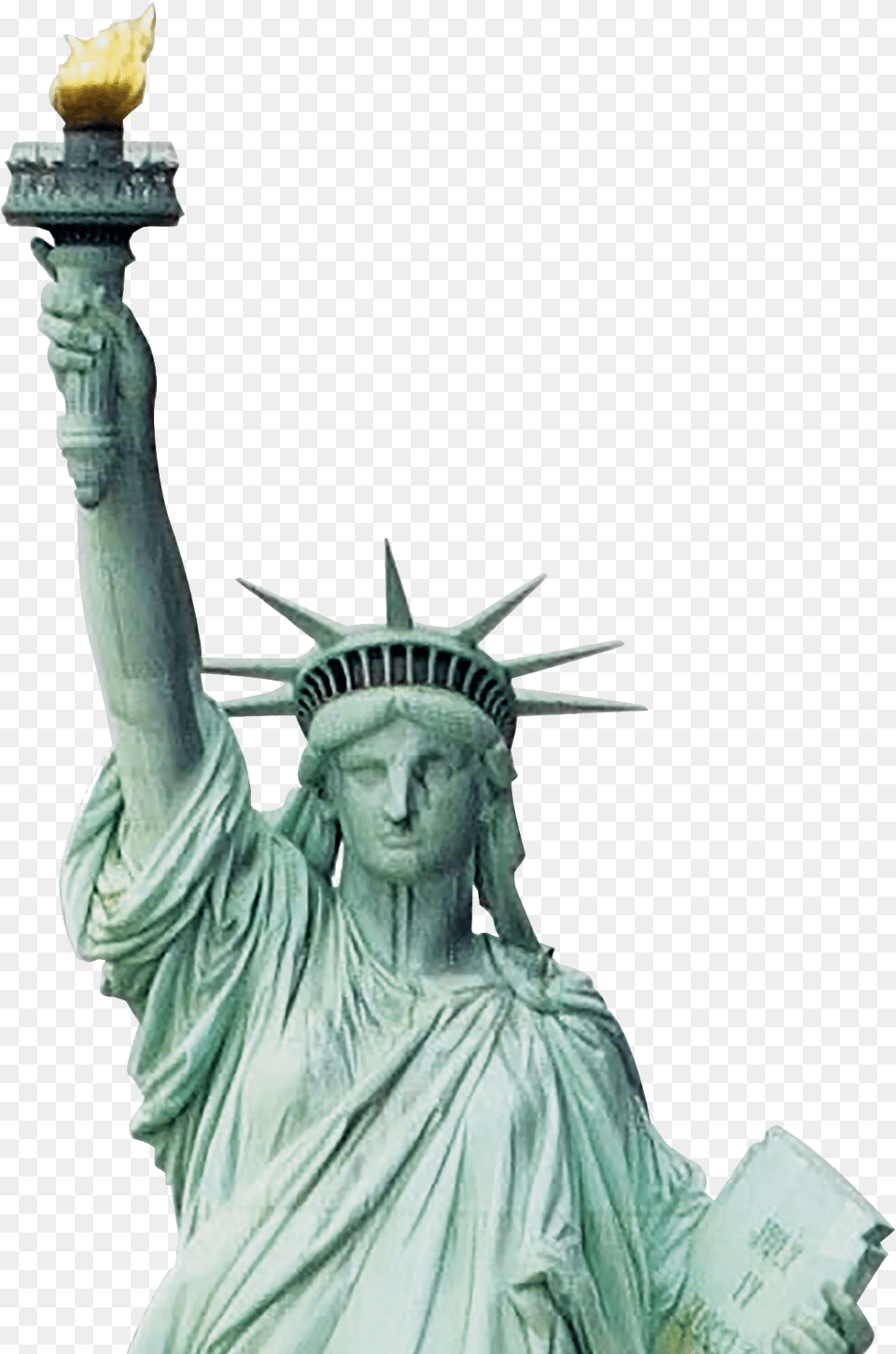 Statue Oflibertytransparentbackgroundshaved New York Statue Of Liberty, Art, Adult, Wedding, Person Png