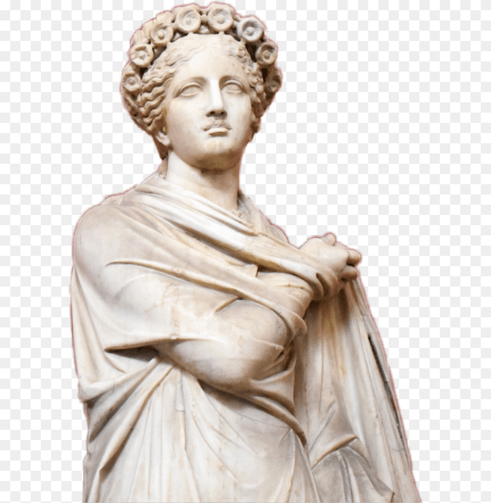 Statue Roman Marble Stone Woman Red Angel Statue Aesthetic, Adult, Art, Bride, Female Png