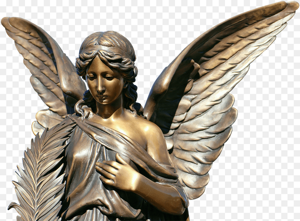 Statue Sculpture Bronze Photo Angel Sarg Policijos Diena, Adult, Female, Person, Woman Free Png Download
