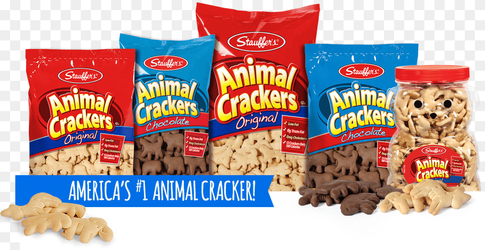 Stauffers Animal Crackers, Food, Snack, Bread, Cracker Png