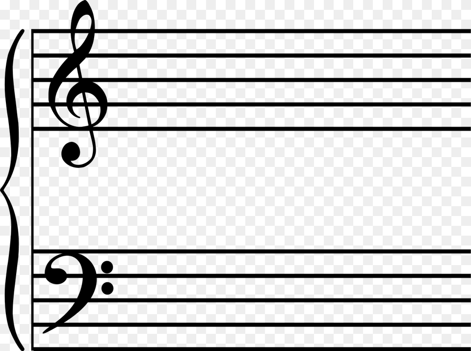 Stave In Music, Gray Png Image