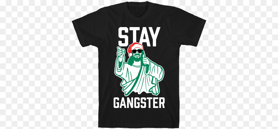 Stay Gangster Mens T Shirt Gangster Shirts, Clothing, T-shirt, Adult, Male Png