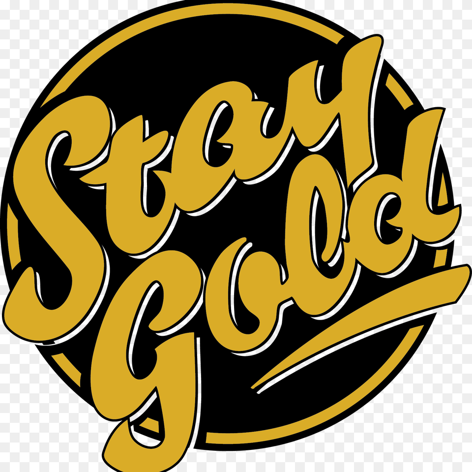 Stay Gold Austin Logo Stay Gold Outsiders, Text, Calligraphy, Handwriting Png Image