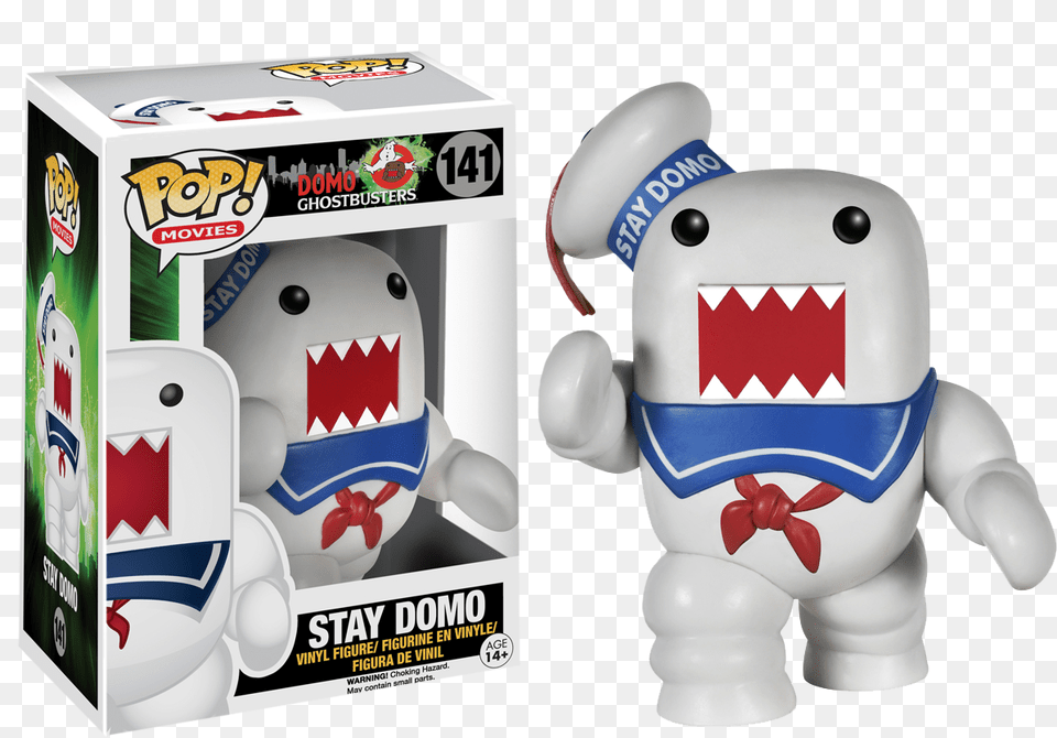 Stay Puft Domo Pop Vinyl Figure, Plush, Toy Png Image