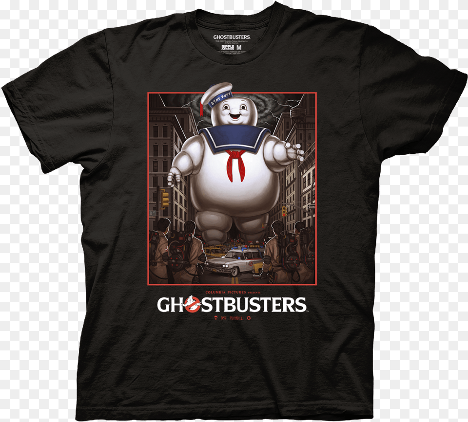 Stay Puft Marshmallow Man Vs Ghostbusters T Shirt Oregon Trail Dysentery T Shirt, T-shirt, Clothing, Person, Baby Png Image