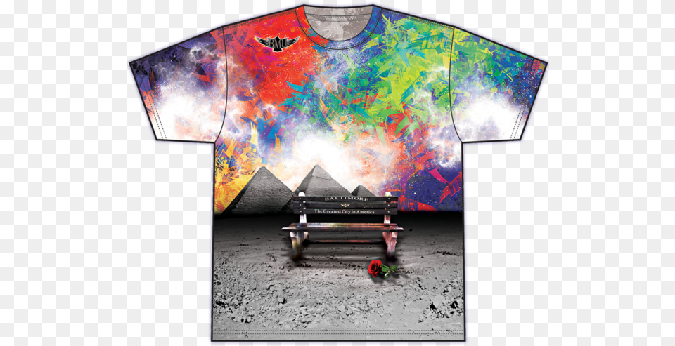 Stay Trippy T Bench, T-shirt, Clothing, Furniture, Art Png