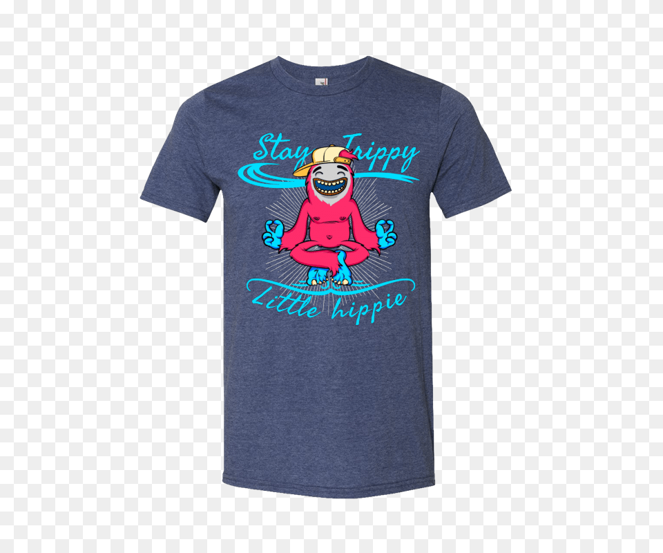 Stay Trippy T Shirt Template Tshirt Factory, Clothing, T-shirt Free Transparent Png