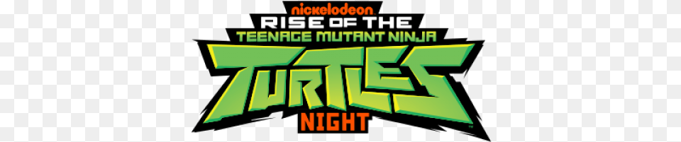 Stay Tuned A Specialty Jersey Is Coming For This Night Rise Of The Tmnt Logo, Green, Scoreboard Free Png Download