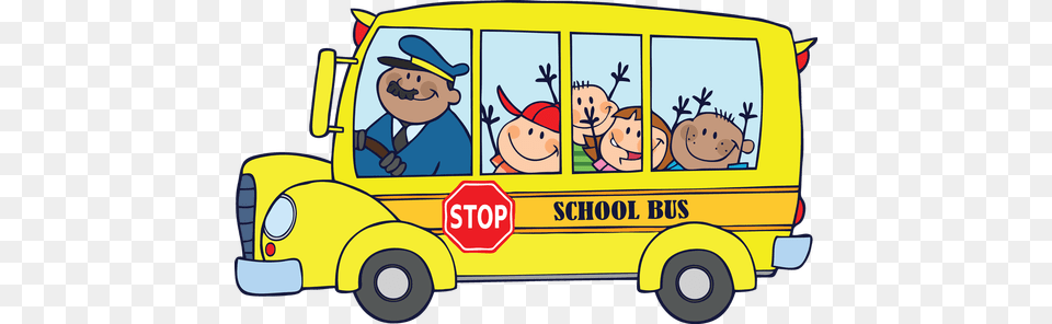 Stay With The Class Fieldtrip Clipart Collection, Vehicle, Bus, Transportation, Person Png
