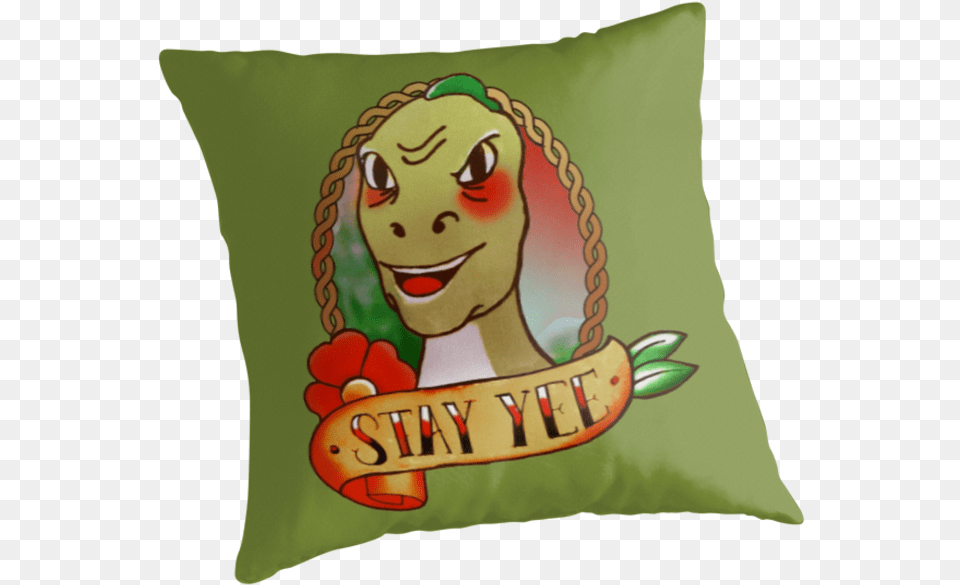 Stay Yee Tee By Miskel Design Netflix And Chill Pillow, Cushion, Home Decor, Face, Head Free Png