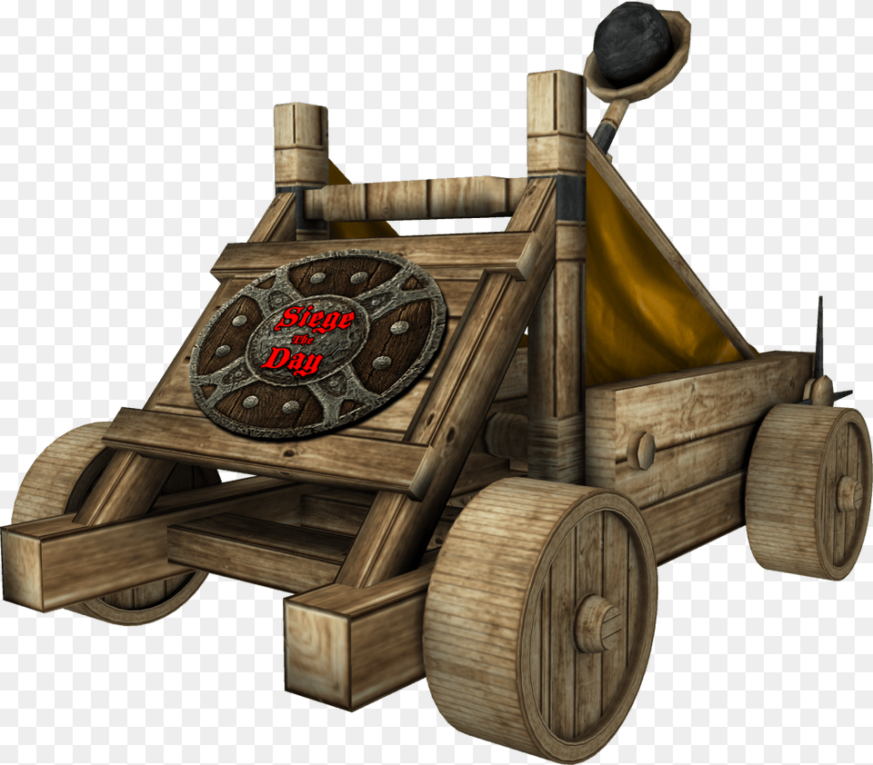 Std Catapult, Machine, Wheel, Cannon, Weapon Free Png