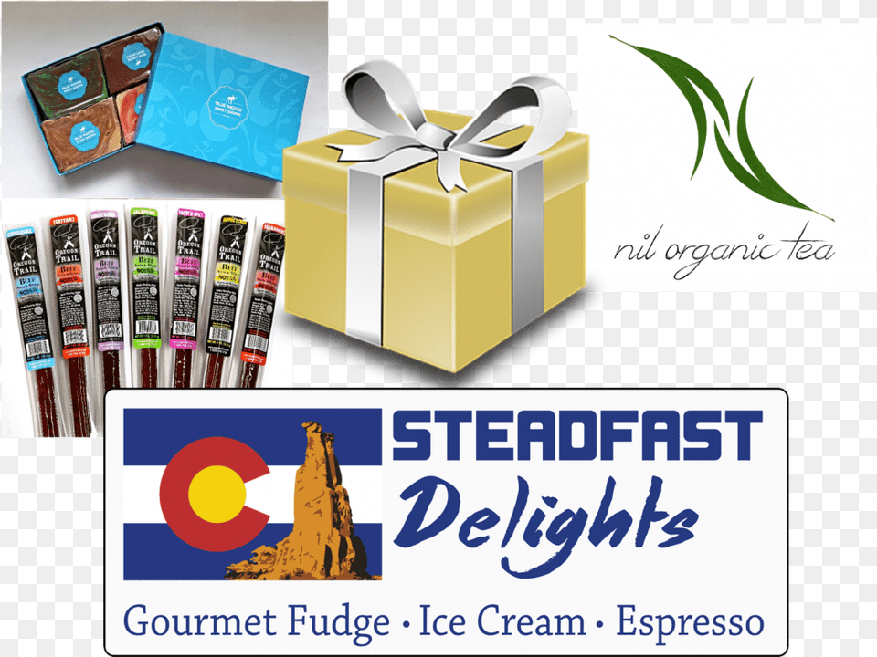 Steadfast Delights Of Grand Junction Christmas Gift Gift Wrapping, Advertisement, Box Free Png