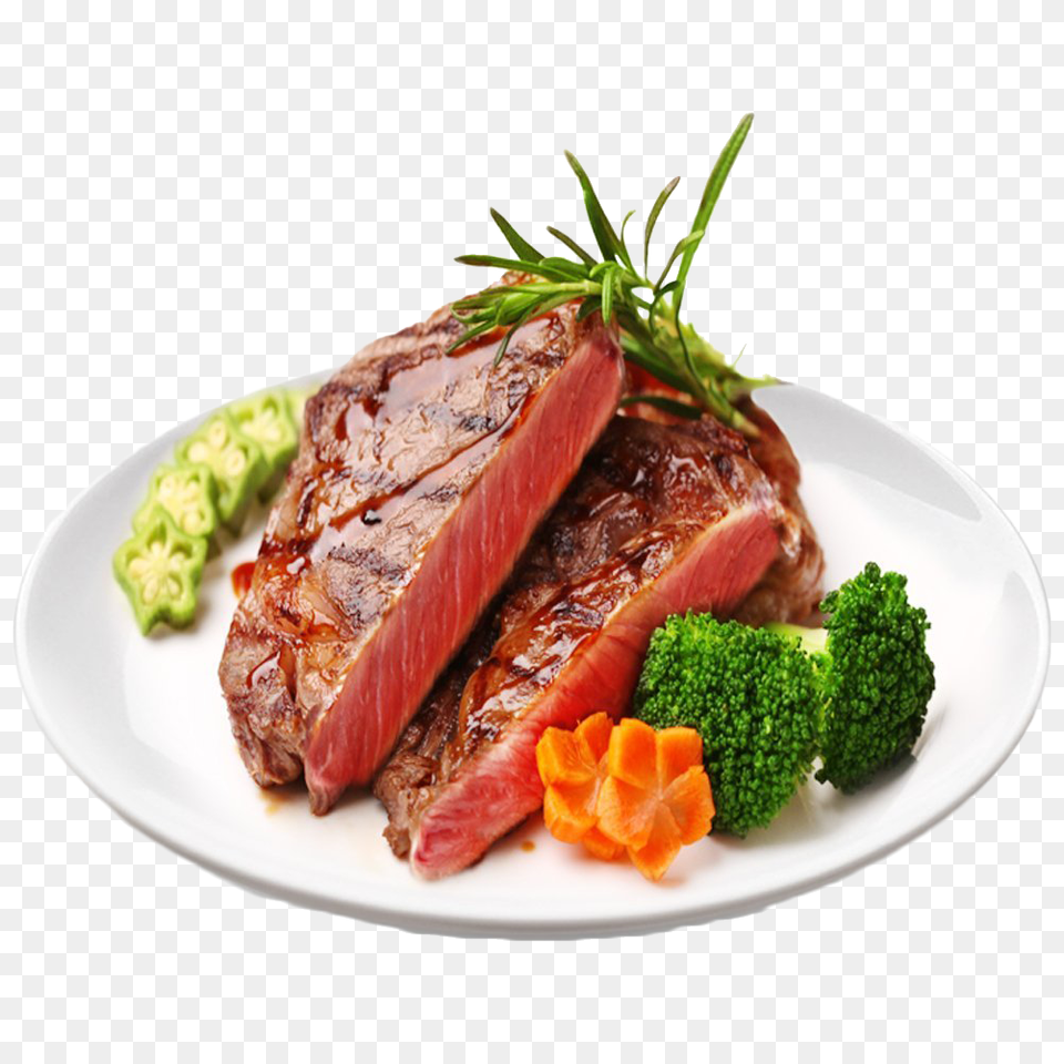 Steak, Food, Meat, Pork, Food Presentation Png