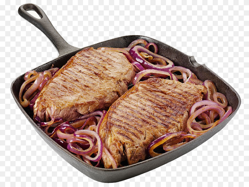 Steak, Food, Meat, Pork, Cookware Free Png