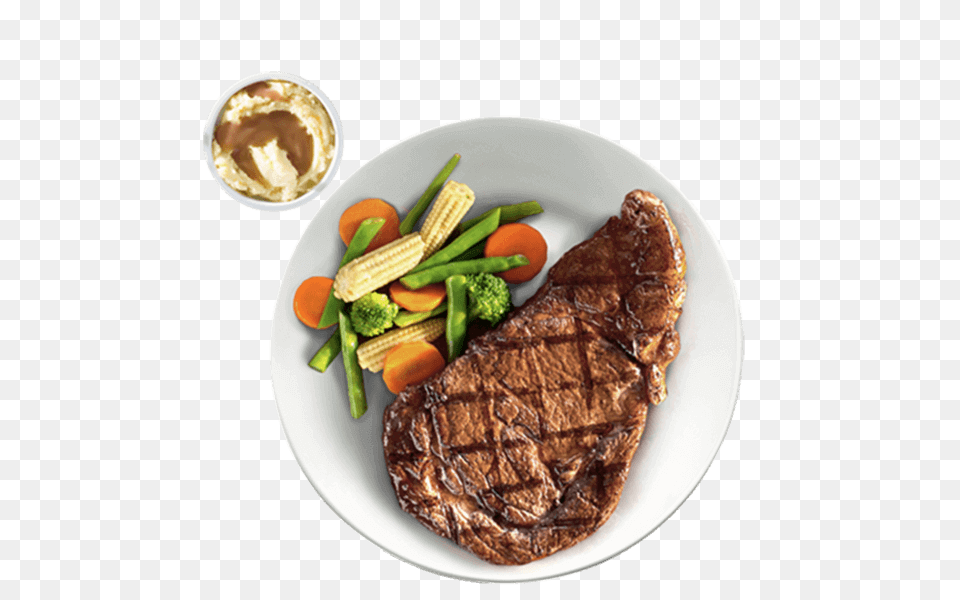 Steak, Food, Meat, Food Presentation, Beef Free Png Download