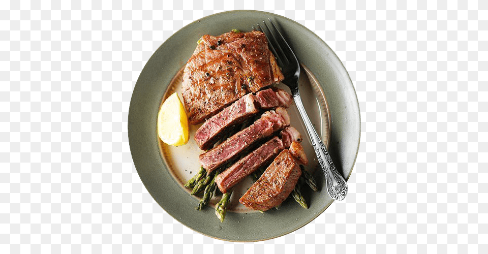 Steak, Food, Meat, Pork, Cutlery Png