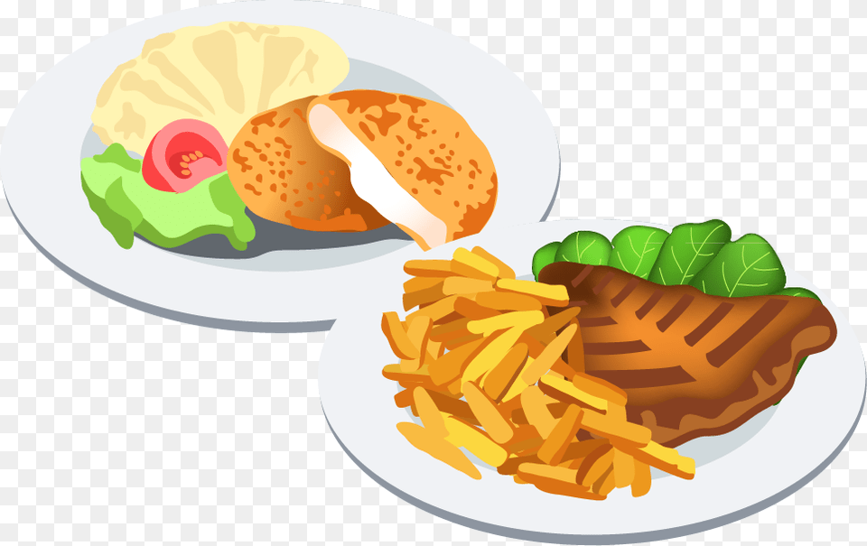 Steak Clipart Main Dish Food Vector, Lunch, Meal, Food Presentation, Dinner Free Png Download