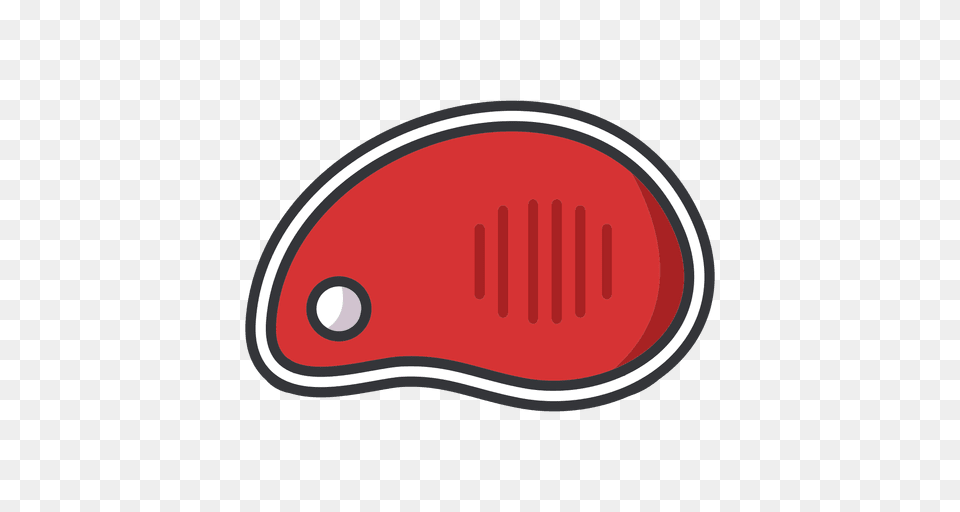 Steak Meat Flat Icon, Sticker, Disk, Water Free Png