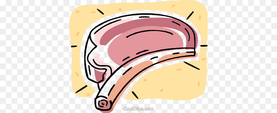 Steak Rib Steak Royalty Vector Clip Art Illustration, Bread, Food, Toast Png
