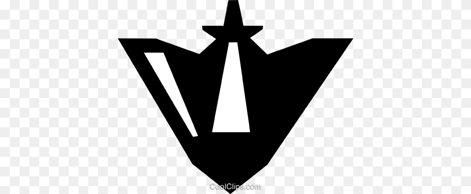 Stealth Bomber Royalty Free Vector Clip Art Illustration Emblem, Symbol, Weapon, Cross Png Image