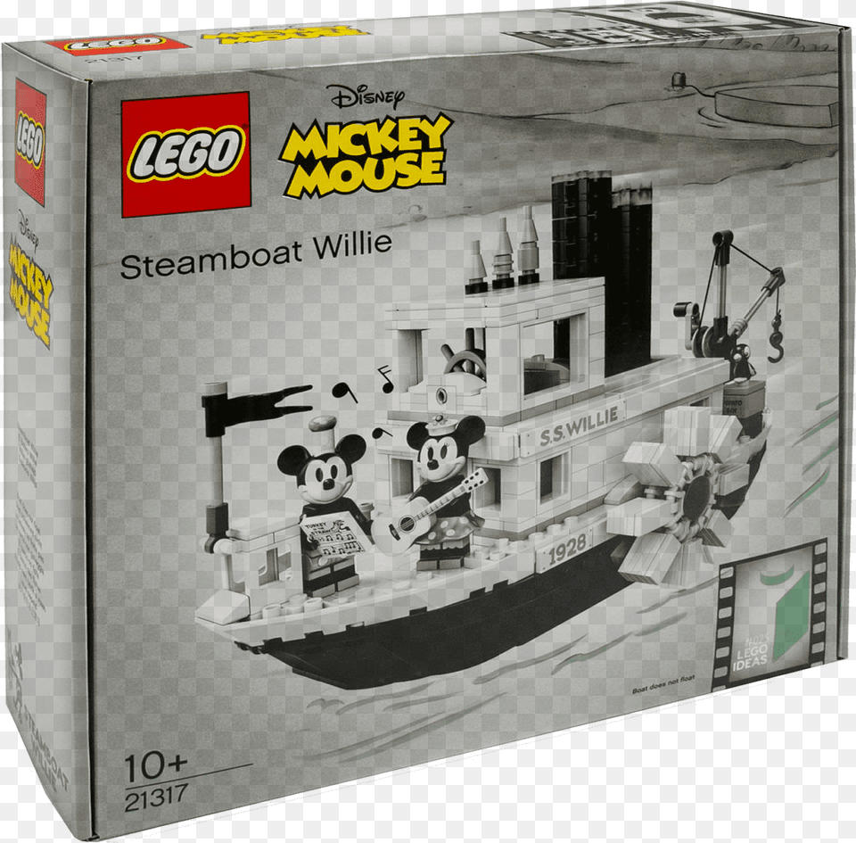 Steam Boat Willie Lego, Box Free Png