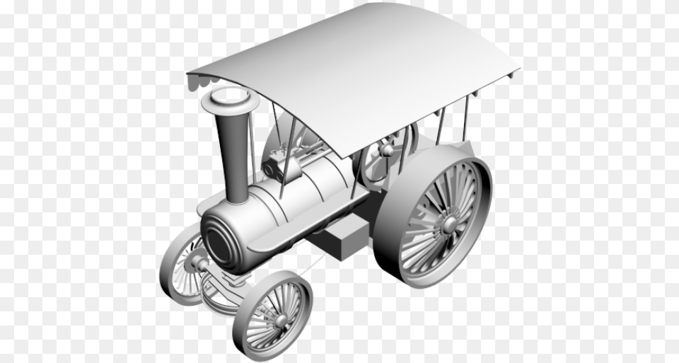 Steam Engine 3ds Max Model Antique Car, Machine, Spoke, Motor, Wheel Free Transparent Png