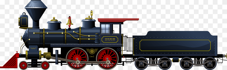 Steam Engine Train Clip Art Steam Train Clip Art, Vehicle, Transportation, Steam Engine, Railway Free Transparent Png