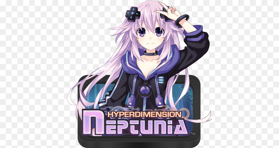 Steam Fllesskab Adult Nepunepu Anime Hyperdimension Neptunia Girls, Book, Comics, Publication, Person Free Png