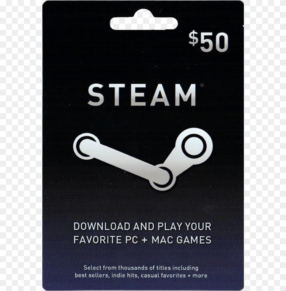Steam Gift C 50 Visa Gift Card Steam, Advertisement, Poster, Book, Publication Png Image