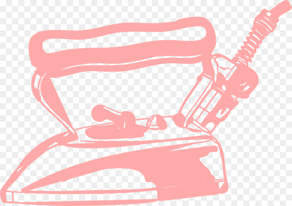Steam Iron Retro Ironing Old Vintage Household Iron Clip Art, Appliance, Device, Electrical Device, Clothes Iron Free Transparent Png