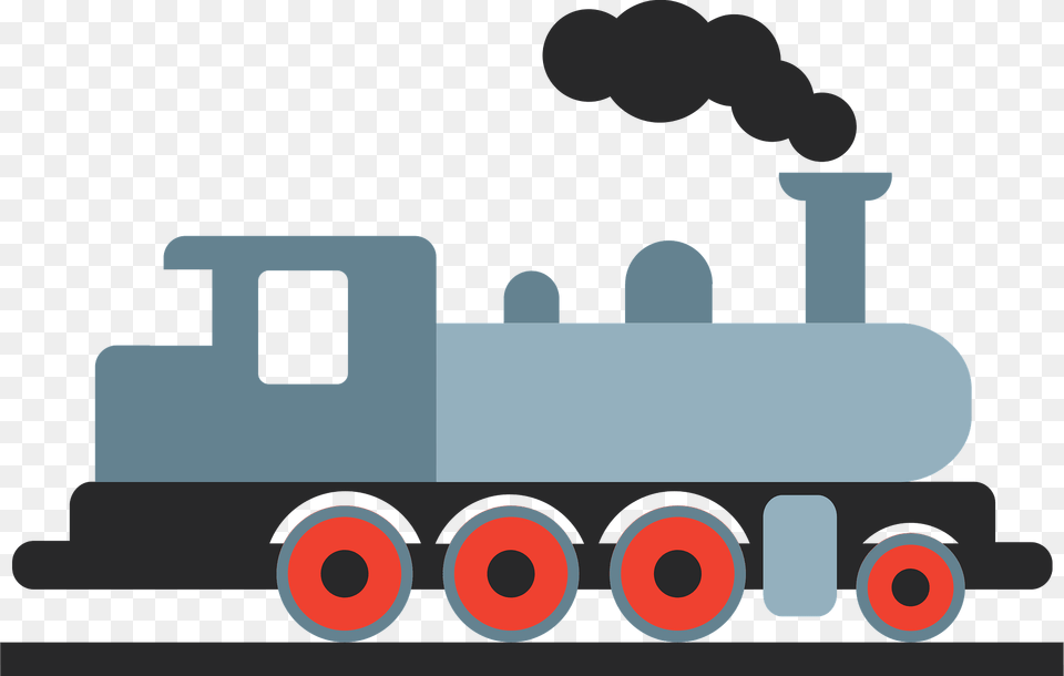Steam Locomotive Clipart, Vehicle, Transportation, Train, Railway Free Png Download