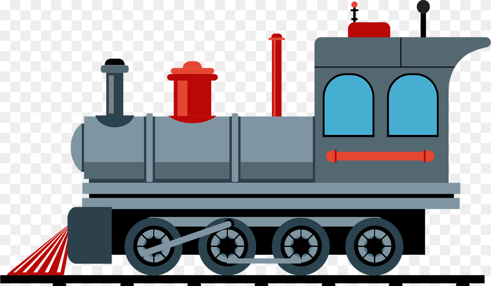 Steam Locomotive Clipart, Railway, Vehicle, Transportation, Train Free Png Download
