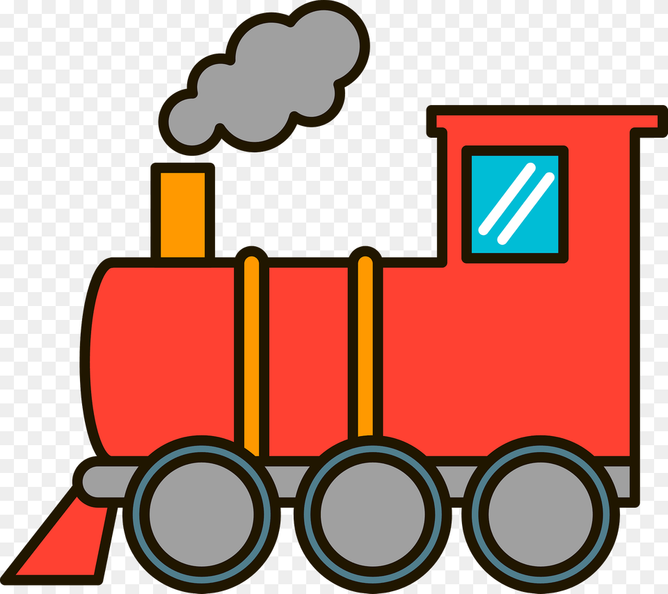 Steam Locomotive Clipart, Vehicle, Transportation, Train, Railway Free Transparent Png
